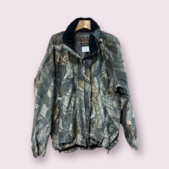 Stearns Other - Stern’s Dry Wear Realtree Camouflage Hunting Jacket w/ Hood Size XL